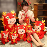 Maxbell Dragon Doll Decorative Dragon Stuffed Animal for Bedroom Bed Restaurant