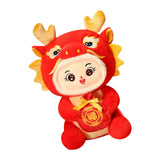 Maxbell Dragon Doll Decorative Dragon Stuffed Animal for Bedroom Bed Restaurant