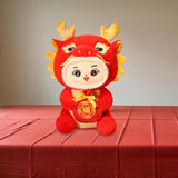 Maxbell Dragon Doll Decorative Dragon Stuffed Animal for Bedroom Bed Restaurant