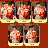 Maxbell Dragon Doll Decorative Dragon Stuffed Animal for Bedroom Bed Restaurant