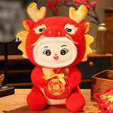 Maxbell Dragon Doll Decorative Dragon Stuffed Animal for Bedroom Bed Restaurant
