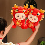 Maxbell Dragon Doll Decorative Dragon Stuffed Animal for Bedroom Bed Restaurant
