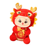 Maxbell Dragon Doll Decorative Dragon Stuffed Animal for Bedroom Bed Restaurant