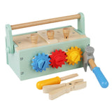 Maxbell Wooden Kids Tool Set Educational Toolbox Toy for 3 4 5 6 Year Old Boys Girls