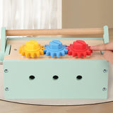 Maxbell Wooden Kids Tool Set Educational Toolbox Toy for 3 4 5 6 Year Old Boys Girls