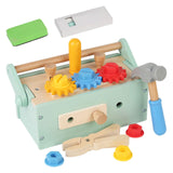 Maxbell Wooden Kids Tool Set Educational Toolbox Toy for 3 4 5 6 Year Old Boys Girls
