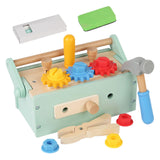 Maxbell Wooden Kids Tool Set Educational Toolbox Toy for 3 4 5 6 Year Old Boys Girls