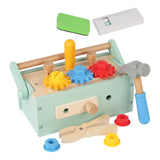 Maxbell Wooden Kids Tool Set Educational Toolbox Toy for 3 4 5 6 Year Old Boys Girls
