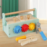 Maxbell Wooden Kids Tool Set Educational Toolbox Toy for 3 4 5 6 Year Old Boys Girls