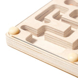 Maxbell Wooden Balance Maze Game Wooden Labyrinth Board Game for Birthday Gift Teens