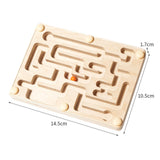 Maxbell Wooden Balance Maze Game Wooden Labyrinth Board Game for Birthday Gift Teens
