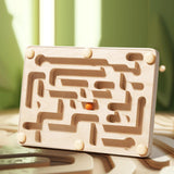 Maxbell Wooden Balance Maze Game Wooden Labyrinth Board Game for Birthday Gift Teens