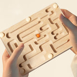 Maxbell Wooden Balance Maze Game Wooden Labyrinth Board Game for Birthday Gift Teens