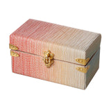 Maxbell 1/12 Scale Miniature Suitcase Wooden Furniture for Bedroom Living Room Decor Red