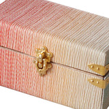 Maxbell 1/12 Scale Miniature Suitcase Wooden Furniture for Bedroom Living Room Decor Red