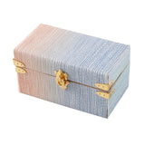 Maxbell 1/12 Scale Miniature Suitcase Wooden Furniture for Bedroom Living Room Decor Red Blue