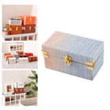 Maxbell 1/12 Scale Miniature Suitcase Wooden Furniture for Bedroom Living Room Decor Red Blue