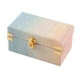 Maxbell 1/12 Scale Miniature Suitcase Wooden Furniture for Bedroom Living Room Decor Green Yellow