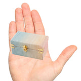 Maxbell 1/12 Scale Miniature Suitcase Wooden Furniture for Bedroom Living Room Decor Green Yellow