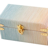 Maxbell 1/12 Scale Miniature Suitcase Wooden Furniture for Bedroom Living Room Decor Green Yellow