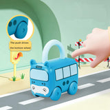 Maxbell Locks and Keys Car Toys Push to Glide Interesting Smooth Montessori Toys Set Style A