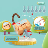 Maxbell Locks and Keys Car Toys Push to Glide Interesting Smooth Montessori Toys Set Style A