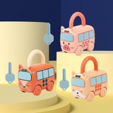 Maxbell Locks and Keys Car Toys Push to Glide Interesting Smooth Montessori Toys Set Style B