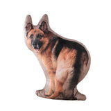 Maxbell 3D Dog Throw Pillow Headrest Stuffed Animals Plush Toy for Car Bedroom Decor