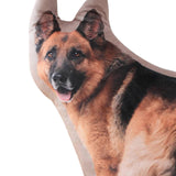 Maxbell 3D Dog Throw Pillow Headrest Stuffed Animals Plush Toy for Car Bedroom Decor