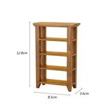 Maxbell 1:12 Dollhouse 4 Layers Shelf Display Rack Wooden Furniture for Bedroom Home