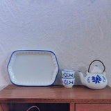 Maxbell 1:12 Scale Dollhouse Porcelain Tea Cup Set for Micro Landscape Kitchen Decor