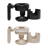 Maxbell Pram Bottle Holder for Pipe Diameter 25-40mm Pram Trolley Bike Cup Holder Black