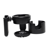 Maxbell Pram Bottle Holder for Pipe Diameter 25-40mm Pram Trolley Bike Cup Holder Black
