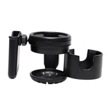 Maxbell Pram Bottle Holder for Pipe Diameter 25-40mm Pram Trolley Bike Cup Holder Black