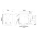 Maxbell Pram Bottle Holder for Pipe Diameter 25-40mm Pram Trolley Bike Cup Holder Black