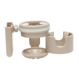 Maxbell Pram Bottle Holder for Pipe Diameter 25-40mm Pram Trolley Bike Cup Holder Khaki