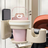 Maxbell Pram Bottle Holder for Pipe Diameter 25-40mm Pram Trolley Bike Cup Holder Khaki