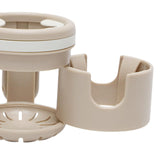 Maxbell Pram Bottle Holder for Pipe Diameter 25-40mm Pram Trolley Bike Cup Holder Khaki