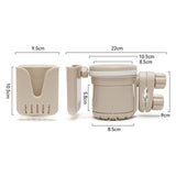 Maxbell Pram Bottle Holder for Pipe Diameter 25-40mm Pram Trolley Bike Cup Holder Khaki