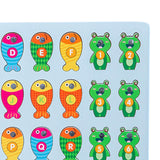 Maxbell Magnetic Alphabet Numbers Fishing Game Color Cognitive for Kids Holiday Gift