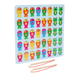 Maxbell Magnetic Alphabet Numbers Fishing Game Color Cognitive for Kids Holiday Gift