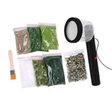 Maxbell Static Grass Flocking Applicator Flock Static for Street Building Sand Table