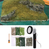 Maxbell Static Grass Flocking Applicator Flock Static for Street Building Sand Table