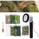 Maxbell Static Grass Flocking Applicator Flock Static for Street Building Sand Table