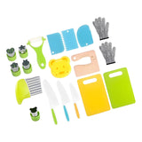 Maxbell 19 Pieces Play Kitchen Toys Realistic Utensils for Ages 3+ Years Old Holiday