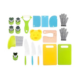 Maxbell 19 Pieces Play Kitchen Toys Realistic Utensils for Ages 3+ Years Old Holiday