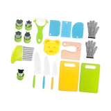 Maxbell 19 Pieces Play Kitchen Toys Realistic Utensils for Ages 3+ Years Old Holiday