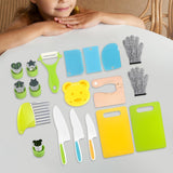 Maxbell 19 Pieces Play Kitchen Toys Realistic Utensils for Ages 3+ Years Old Holiday