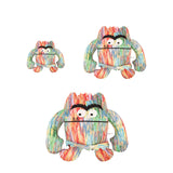 Maxbell Monster Plush Cute Emotional Monster Stuffef Animal for Birthday Kids Adults