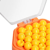 Maxbell Puzzle Beads Logical Toy Portable Party Brain Teaser for Kids Children Teens orange